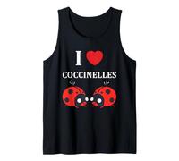 Insecte Amour Coccinelle Mignon cœur i Love Coccinelles Débardeur