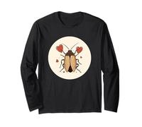 Insecte cafard cool avec cœur pour garçons et filles Manche Longue