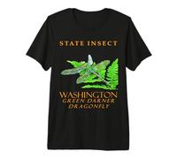 Insecte du Territoire de Washington The Green Darner Libellule T-Shirt Haut de Gamme