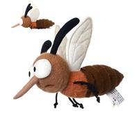 Insecte en peluche - Nœud papillon mignon, coussin confortable | Tissu doux de haute qualité, style de dessin animé adorable avec rembourrage confortable pour enfants, adultes, adolescents, parents