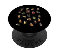 Insecte Entomologie Entomologiste Insecte Collectionneur PopSockets PopGrip Adhésif