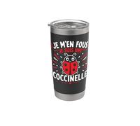 Insecte humour Coccinelle drole je suis une Coccinelle Gobelet isotherme en acier inoxydable double paroi