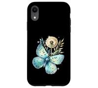 Insecte nature papillon papillon pissenlit Coque pour iPhone XR