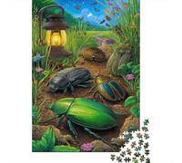 Insectes Fascinants 1000 Pièces Puzzle pour Adultes Monde des Insectes DIY Divertissement Créatif Puzzle Impossible Multi Colour Aide À La Relaxation Décor À La Maison 1000pcs (75x50cm)