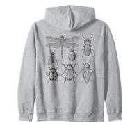 Insectes monochromes Vintage - Bug Lover Entomologist Graphic Sweat à Capuche