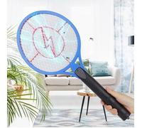 Insectes raquette insectes anti-moustiques mouche électrique (bleu)-BOE