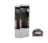 Insecticide à Base de Pyrèthre en Aérosol, 2x400ml Anti-mouches, Moustiques, Punaise de Lit Efficace contre volants et rampants. (2)