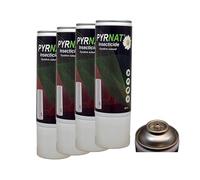 Insecticide à Base de Pyrèthre Végetal en Aérosol 4x400ml, Anti-mouches, Moustiques, Punaise de Lit Efficace et écologique contre les insectes volants et rampants. (4)