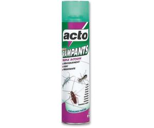 Insecticide aérosol triple action insectes rampants - 400 mL