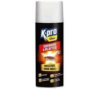K.PRO Aérosol Foudroyant contre les Cafards et Blattes - 400ML - Idéal pour Éliminer Immédiatement les Cafards et Blattes