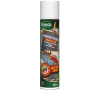 Protecta® Aérosol Insecticide Moustiques et Moustiques Tigres 500 ml - Formule à Base de Pyrèthre - Effet Choc - Efficace 7 à 10 Jours - Idéal pour Intérieur et Extérieur