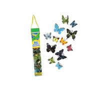 Insectlore - lot de 18 papillons réalistes
