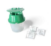 INSECTOSPHERE Kit Piégeage Ver de la Prune - Piège à Phéromone + Capsules Cydia funebrana | Détection & Réduction des vers des Prunes (1 Piège + 3 Phéromones (6 Mois))