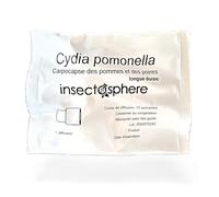 INSECTOSPHERE Phéromone Longue durée carpocapse - Capsule 3 Mois de Diffusion - Détection du ver des Pommes, poires et Noix - pour piège à Papillons