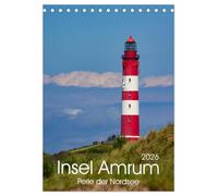 Insel Amrum (Tischkalender 2026 DIN A5 hoch), CALVENDO Monatskalender: "Die Perle der Nordsee" - Wunderbare fotografische Impressionen der Insel Amrum