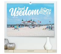 Insel Usedom - It's Summer Time (hochwertiger Premium Wandkalender 2026 DIN A2 quer), Kunstdruck in Hochglanz: Sommer auf der Insel Usedom