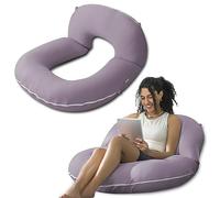 INSEN Coussin de lecture, coussin de dos pour s'asseoir dans le lit pour lire, infirmière et détente, coussin de lecture pour adultes, mamans et enfants, coussin assis pour lit