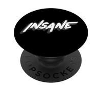 Insensé | Blague Amusante dans la Membrane PopSockets PopGrip Adhésif