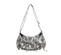 INSEOWI À Main Bat Aile Aisselle Affaire Affaire Simple Amélioration De La Chaîne La Mode PU Cuir Sous Arme Purse Shopping Aaisselle De Mode Cuir Purse