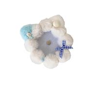 INSEOWI Adorable Ear Keychain Badge Holder Bus Card Protector Travel Backpack Accessories School Supplies Student Card Protective Sleeve