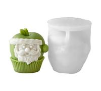 INSEOWI Blanc-Manger en Silicone Orienté Noël Passe Lave-Vaisselle Plan Antiadhésif Excellent pour Les Fêtes De Fin D'année Et La Pâtisserie Familiale Moulage en Élastomère De Qualité Alimentaire