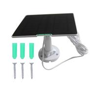 INSEOWI Chargeurs solaires résistants aux intempéries pour caméras de sécurité Smartests IC Régulation de tension réglable à 360 degrés Panneau solaire haute efficacité avec régulateur de tension