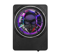 INSEOWI Conception De Squelette Brillant Caisson Basses pour Véhicule 10 Pouces Sortie Basse RGB Intégrée Configuration Voiture Lumière Environnante Faible Conférencier