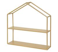 INSEOWI Décoration de table à dessert, repas froid, plateau de présentation en métal pour cage à oiseaux, plateau à gâteau de l'après-midi, plateaux et supports blancs dorés pour fête, mariage