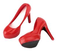 INSEOWI Figurine modèle à talon haut pour 1/6 femme Figurines d'action au design réaliste Chaussures de poupée Accessoires de déguisement