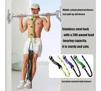 INSEOWI Groupe D'aide À La Traction Expert pour Le Développement Musculaire Attaches en Acier Sécurisées Stockage Dense Exemplaire pour Les Secteurs Denses Bande D'entraînement De Callisthénie