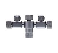 INSEOWI Le Compteur De Bulles Solénoïde CO2 Professionnel À Double Port pour L'installation D'écosystèmes Empêche Les Fuites Reflux Gaz