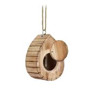 INSEOWI Maison À Papillons Résistante Intempéries avec Station d'alimentation Habitat De Jardin en Bois Naturel pour La Protection De La Faune Mangeoire À Papillons en Bois pour L'extérieur