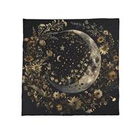 INSEOWI Nappe en Velours Élégante Tapis De Divination Portables avec des Œuvres d'art Mystiques pour Les Méditations Spirituelles Et La Décoration La Maison Tissu Divination pour Tarots Portables