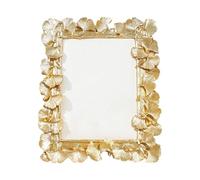 INSEOWI Présentoir à bijoux en résine robuste, cadre photo doré, plateau de rangement compact pour boutique, décoration d'intérieur, support de boucles d'oreilles en résine, taille unique, Comme