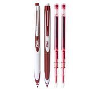 INSEOWI Stylo Gel À Rouleau Rétractable 2 Pièces Encres Avec 2 Recharges Encres À Séchage Rapide Pour Écrire Prendre Des Notes Journal Stylo Gel De Bureau