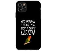 Inséparable Propriétaire Birdkeeper Oui Humain Inséparable Vert Coque pour iPhone 11 Pro Max