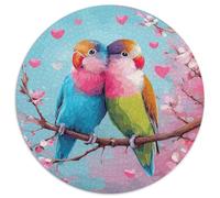 Inséparables | pour Adultes |Style de Peinture Romantique| 1000pcs (67.5x67.5cm) Puzzles Jeux ÉduChatifs Puzzles De Décoration Intérieure