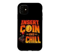 Insérez Coin and Chill Retro Arcade Gamer Coque pour iPhone 11