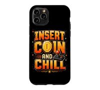 Insérez Coin and Chill Retro Arcade Gamer Coque pour iPhone 11 Pro