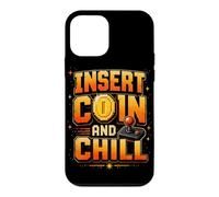 Insérez Coin and Chill Retro Arcade Gamer Coque pour iPhone 12 Mini