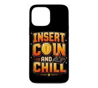 Insérez Coin and Chill Retro Arcade Gamer Coque pour iPhone 13 Pro Max