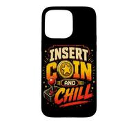 Insérez Coin and Chill Retro Arcade Gamer Coque pour iPhone 15 Pro Max