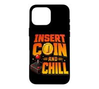 Insérez Coin and Chill Retro Arcade Gamer Coque pour iPhone 16 Pro Max