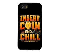 Insérez Coin and Chill Retro Arcade Gamer Coque pour iPhone SE (2020) / 7/8