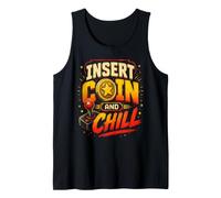 Insérez Coin and Chill Retro Arcade Gamer Débardeur
