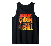 Insérez Coin and Chill Retro Arcade Gamer Débardeur