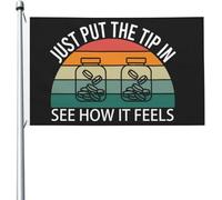 Insérez Simplement L'Embout Et Voyez Ce Que Ça Donne. Drapeaux De Jardin Décoratif Drapeaux De Maison Éclatantes Bannières 90X150Cm Pour Intérieure Vacances Dortoirs