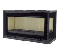 Insert 2 faces vitrées en angle FM IT-122DK 13,3kW verre sérigraphié Noir G