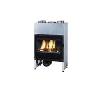 Insert à bois 15kw noir - - co7932pt06