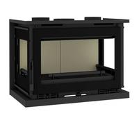 FM Insert 3 faces IT-173 K 12,5kW turbo et verre sérigraphié Noir